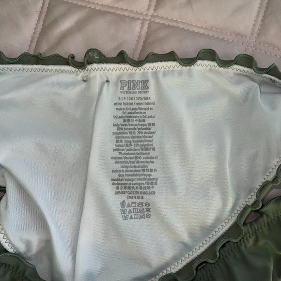 PINK Ruffle Cheeky Bikini Bottom - Picture 5 of 5